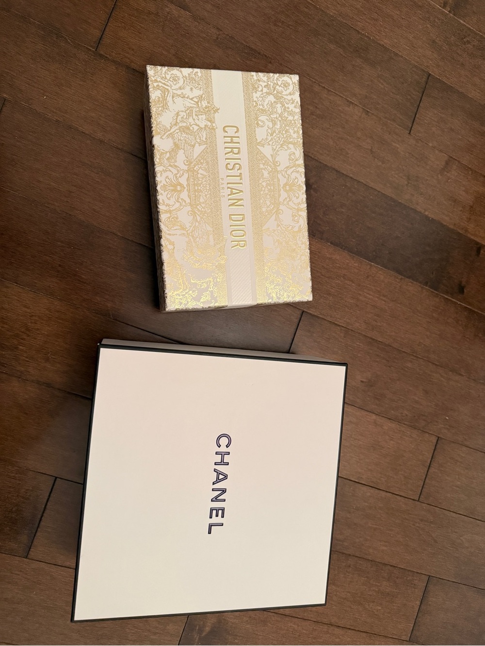 Authentic Dior and Chanel gift box set